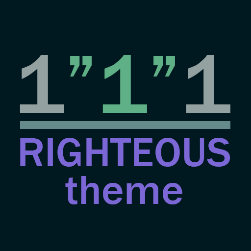 Righteous theme